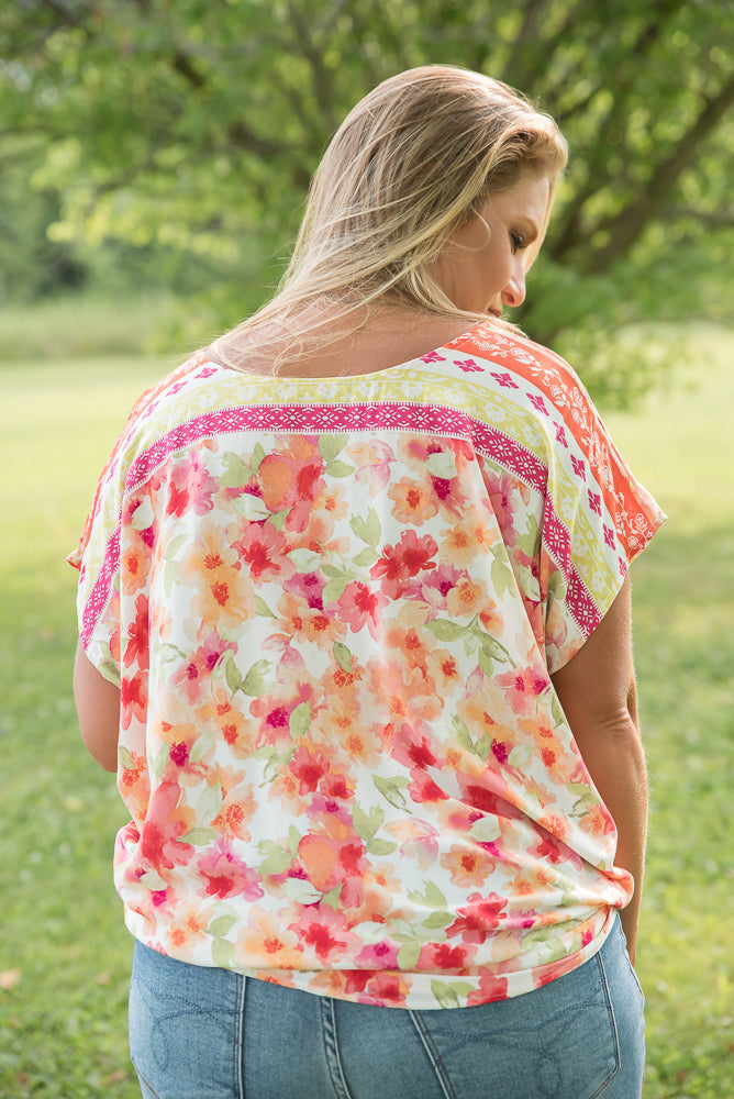 Bright Eyed Floral Top-White Birch-Inspired by Justeen-Women's Clothing Boutique