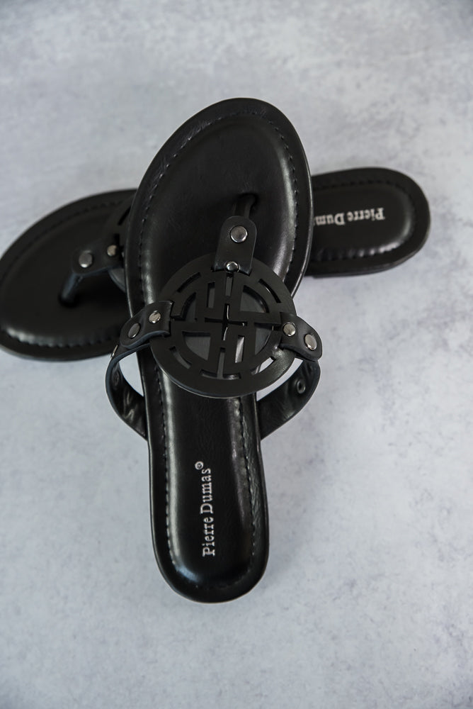 Storm Sandal in Black-Miami Shoes-Inspired by Justeen-Women's Clothing Boutique