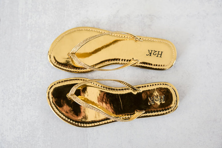 Sassy Sandals in Gold-H2K-Inspired by Justeen-Women's Clothing Boutique