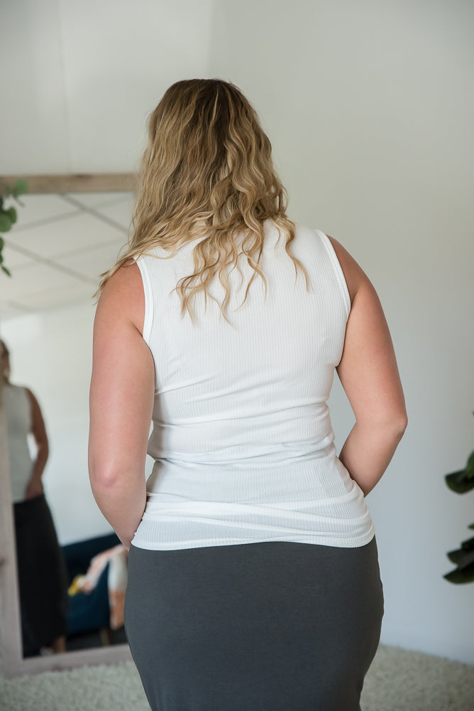 It's a Haze Sleeveless Top-White Birch-Inspired by Justeen-Women's Clothing Boutique