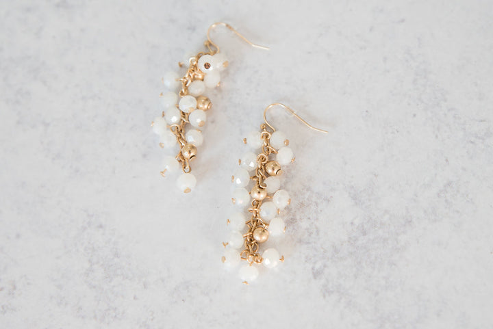 Belong With Me White Earrings-Urbanista-Inspired by Justeen-Women's Clothing Boutique