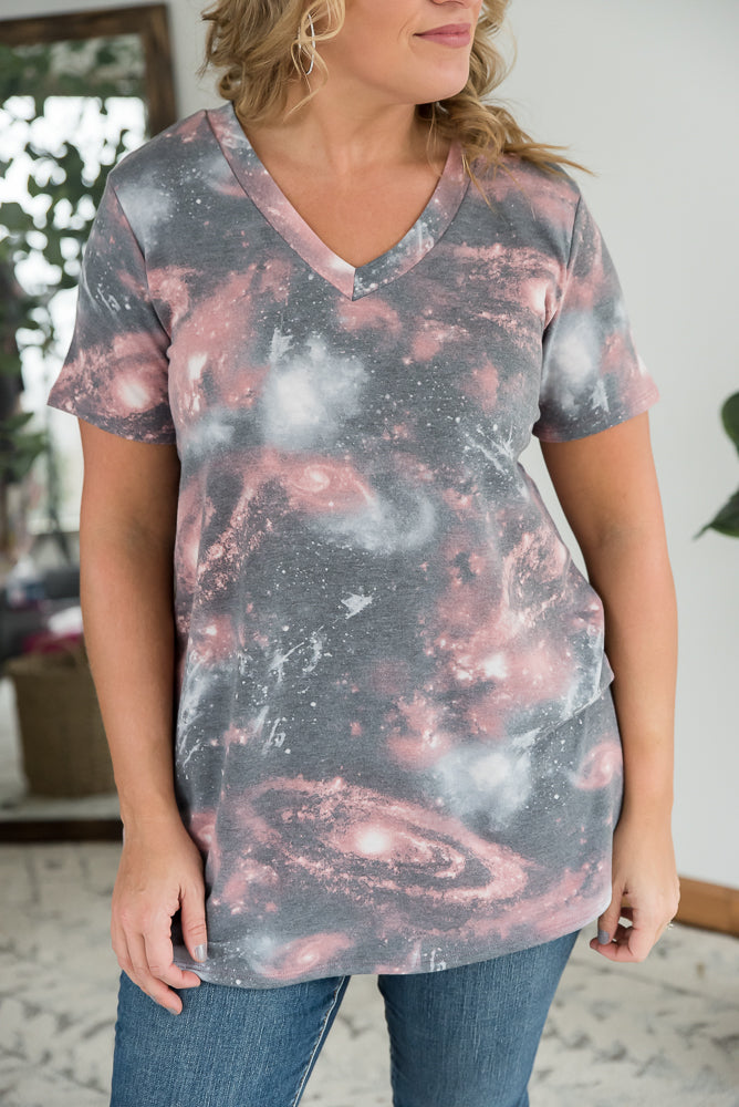 Galaxy Quest Top-Heimish-Inspired by Justeen-Women's Clothing Boutique