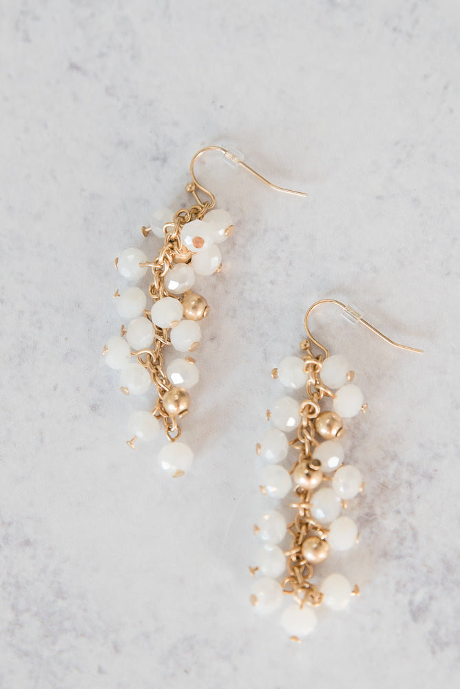 Belong With Me White Earrings-Urbanista-Inspired by Justeen-Women's Clothing Boutique