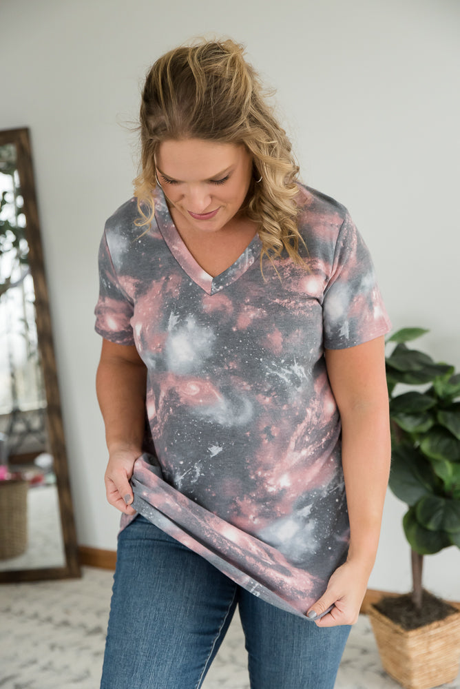 Galaxy Quest Top-Heimish-Inspired by Justeen-Women's Clothing Boutique