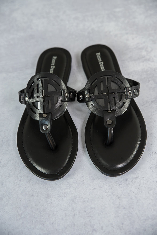 Storm Sandal in Black-Miami Shoes-Inspired by Justeen-Women's Clothing Boutique