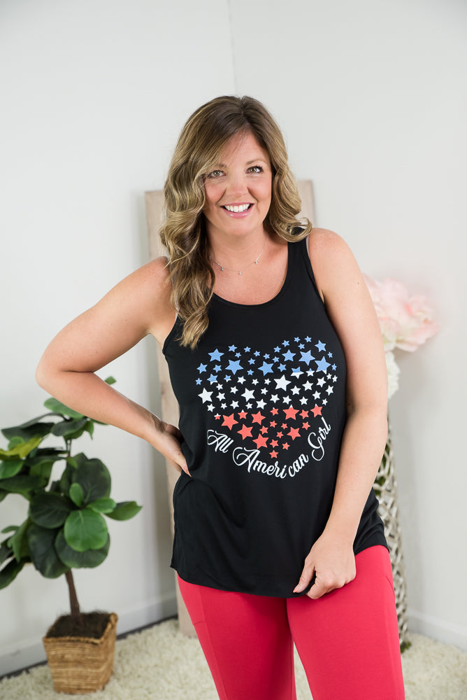 All American Girl Tank-BT Graphic Tee-Inspired by Justeen-Women's Clothing Boutique