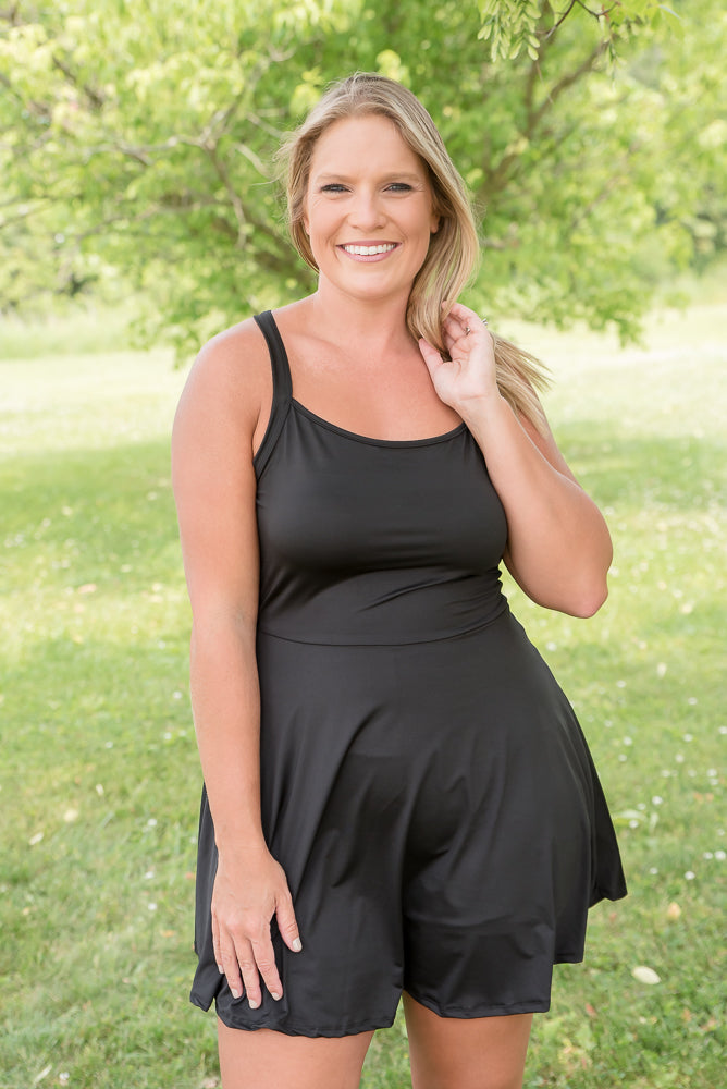 Stunning Little Black Dress-White Birch-Inspired by Justeen-Women's Clothing Boutique