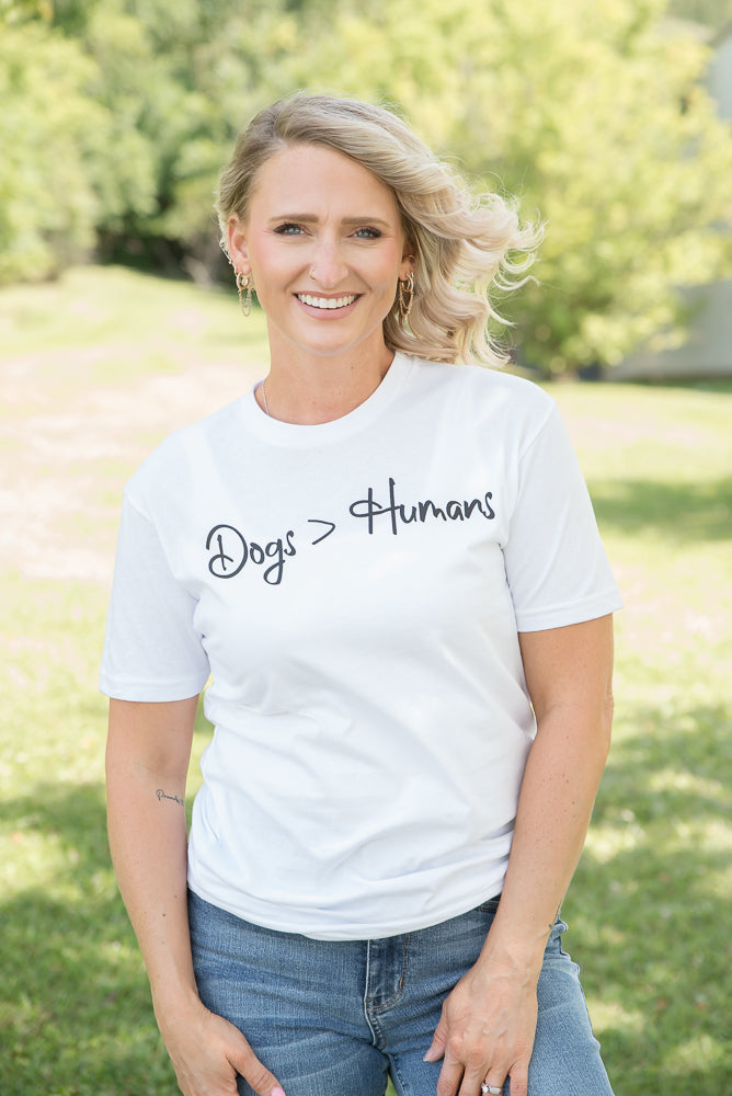 Dogs Over Humans Graphic Tee-BT Graphic Tee-Inspired by Justeen-Women's Clothing Boutique