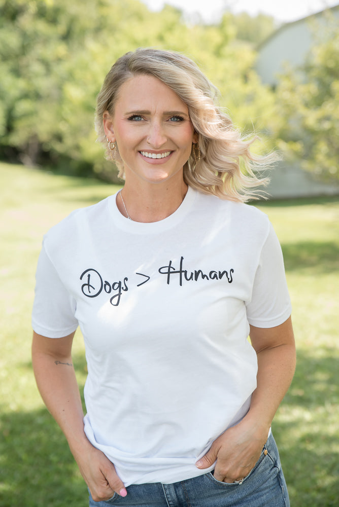 Dogs Over Humans Graphic Tee-BT Graphic Tee-Inspired by Justeen-Women's Clothing Boutique in Chicago, Illinois