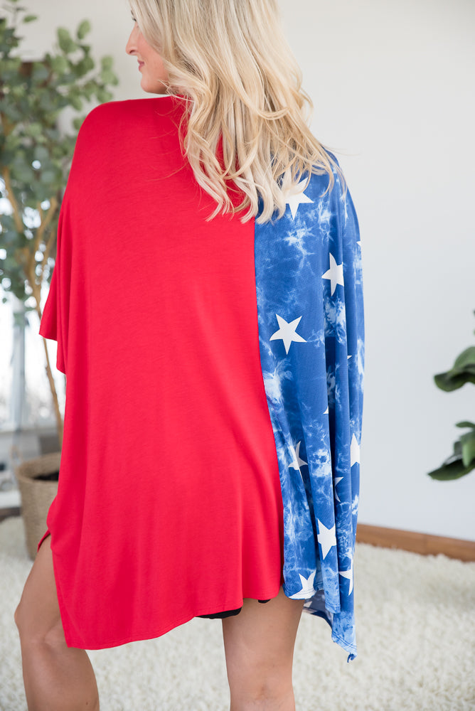 Stars of Liberty Cardigan-Heimish-Inspired by Justeen-Women's Clothing Boutique