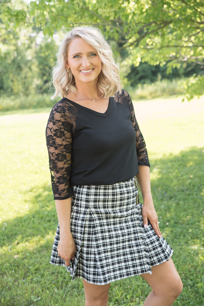 Rock This Town Skirt-White Birch-Inspired by Justeen-Women's Clothing Boutique in Chicago, Illinois