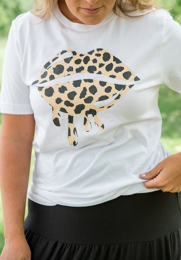 Leopard Lips Graphic Tee-BT Graphic Tee-Inspired by Justeen-Women's Clothing Boutique