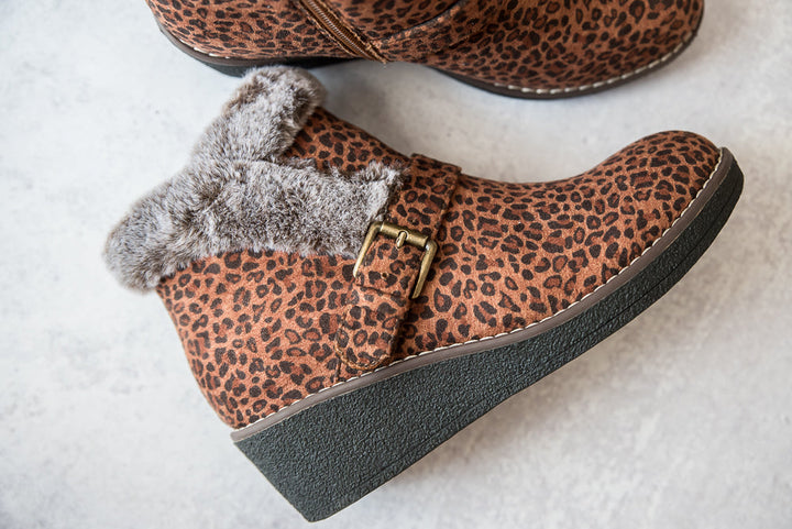 Chilly Leopard Ankle Boots-Corkys-Inspired by Justeen-Women's Clothing Boutique in Chicago, Illinois