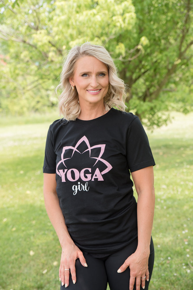 Yoga Girl Graphic Tee-BT Graphic Tee-Inspired by Justeen-Women's Clothing Boutique