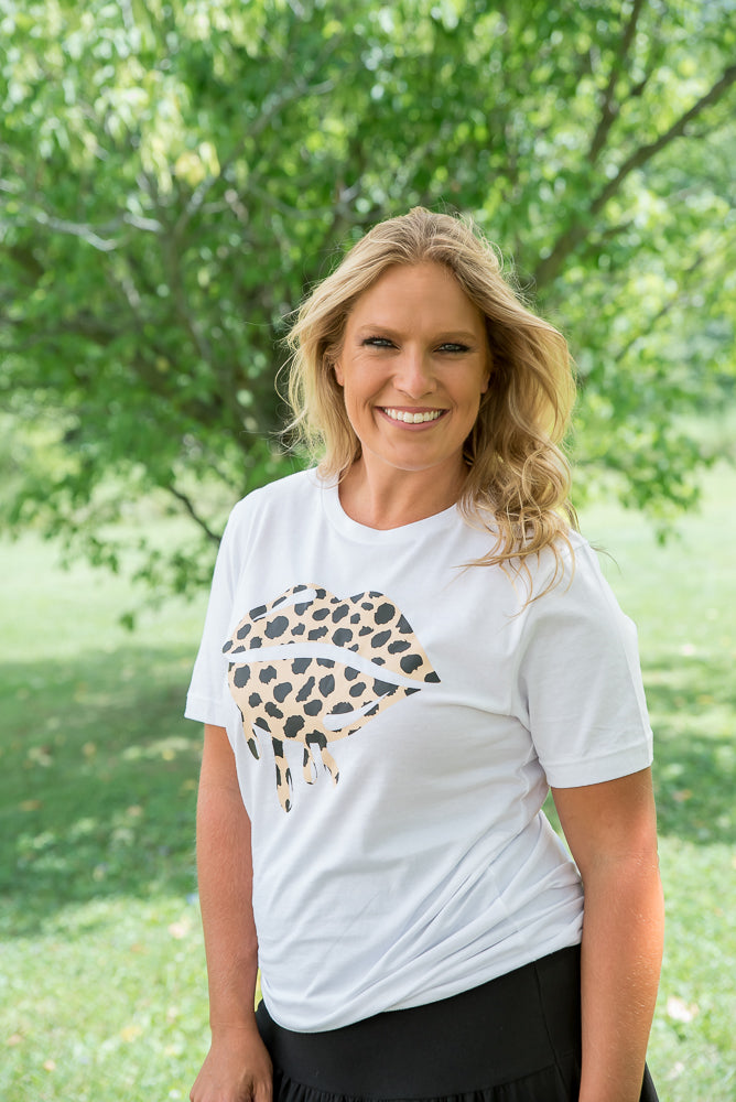 Leopard Lips Graphic Tee-BT Graphic Tee-Inspired by Justeen-Women's Clothing Boutique