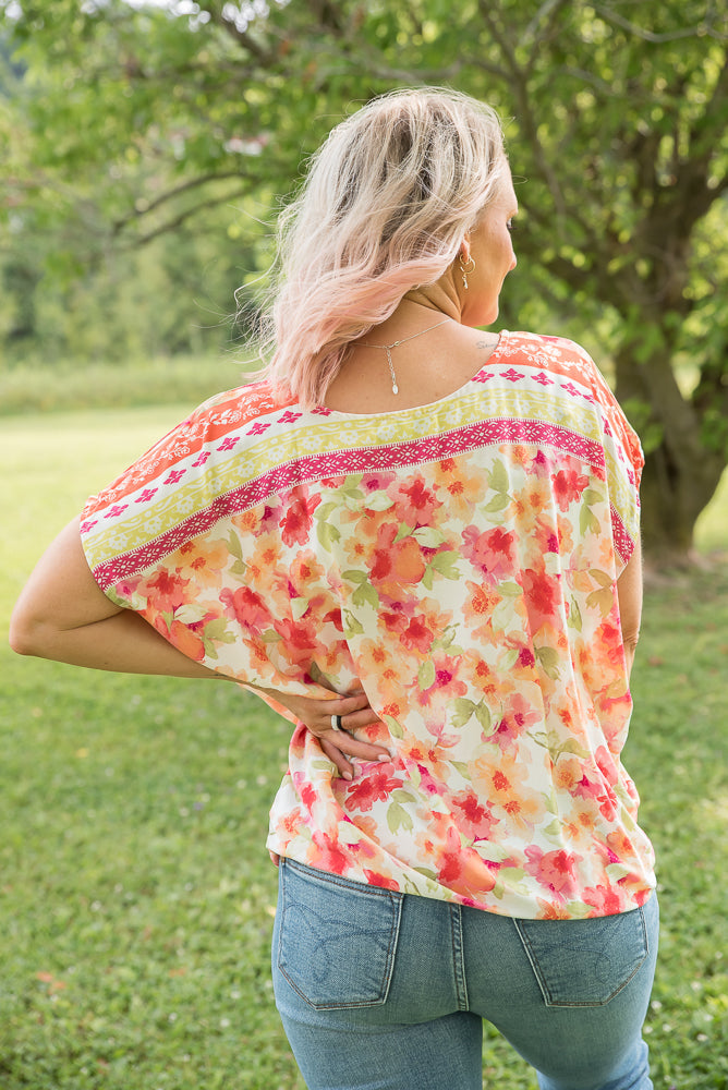 Bright Eyed Floral Top-White Birch-Inspired by Justeen-Women's Clothing Boutique