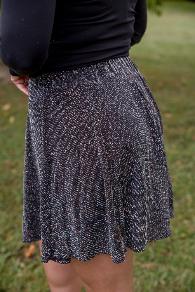 Glitz in the Night Skirt-White Birch-Inspired by Justeen-Women's Clothing Boutique