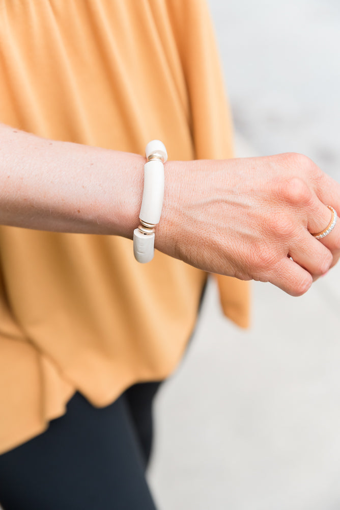 Boho Breeze Bracelet in Ivory-Urbanista-Inspired by Justeen-Women's Clothing Boutique