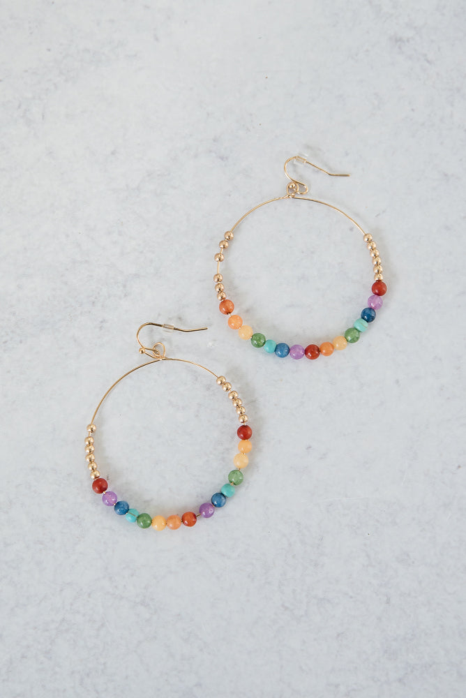 Better Days Earrings in Rainbow-Urbanista-Inspired by Justeen-Women's Clothing Boutique