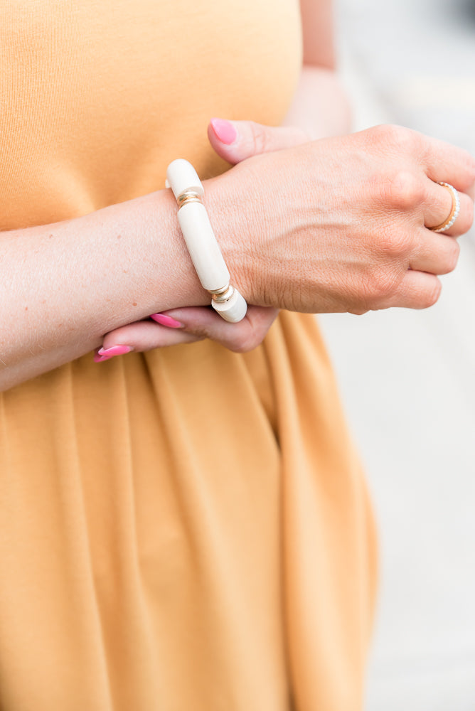 Boho Breeze Bracelet in Ivory-Urbanista-Inspired by Justeen-Women's Clothing Boutique