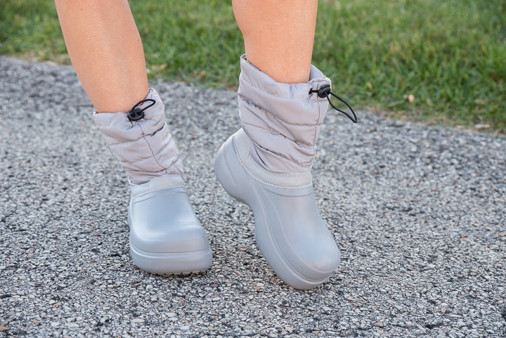 Playing Around Boots in Gray-H2K-Inspired by Justeen-Women's Clothing Boutique