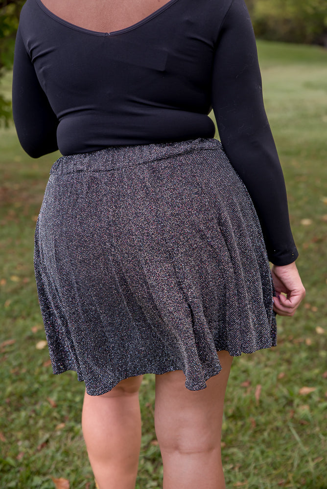 Glitz in the Night Skirt-White Birch-Inspired by Justeen-Women's Clothing Boutique