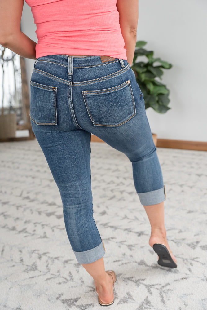 Make a Move Judy Blue Capris-Judy Blue-Inspired by Justeen-Women's Clothing Boutique