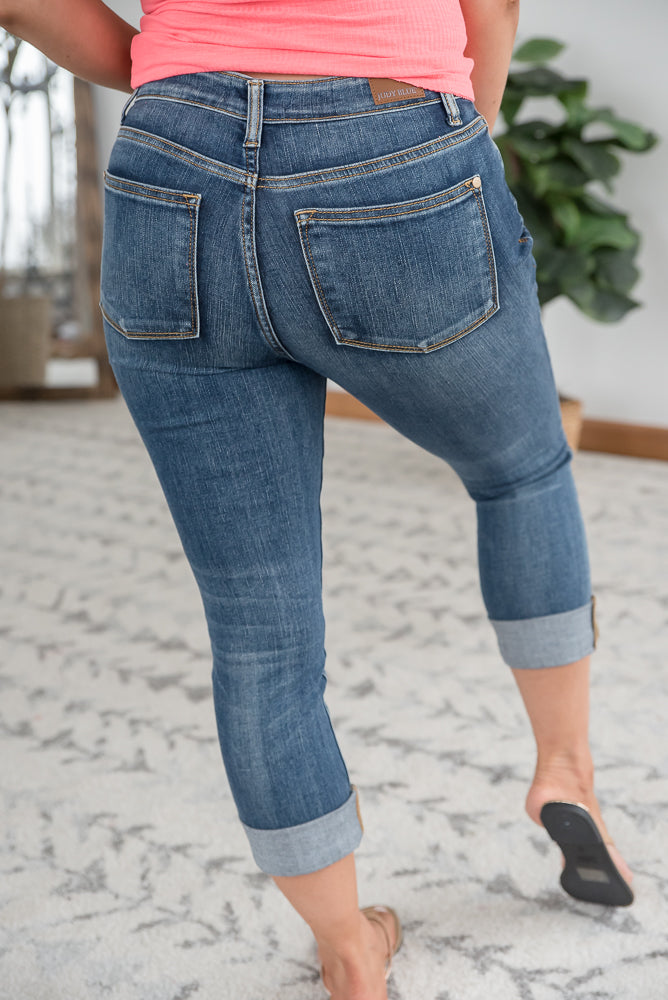 Make a Move Judy Blue Capris-Judy Blue-Inspired by Justeen-Women's Clothing Boutique