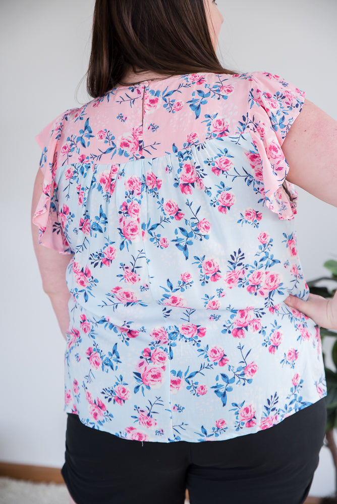 Sweet Florals Top-Andre by Unit-Inspired by Justeen-Women's Clothing Boutique