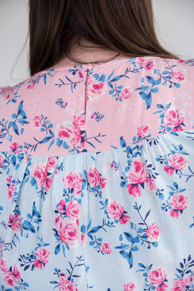 Sweet Florals Top-Andre by Unit-Inspired by Justeen-Women's Clothing Boutique