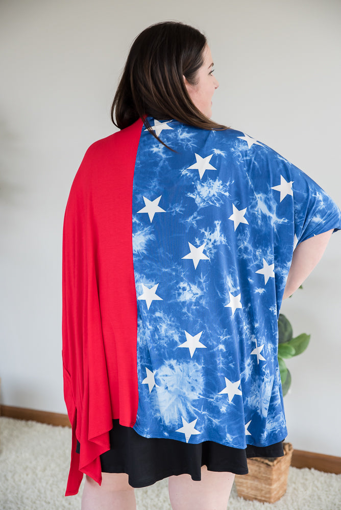 Stars of Liberty Cardigan-Heimish-Inspired by Justeen-Women's Clothing Boutique