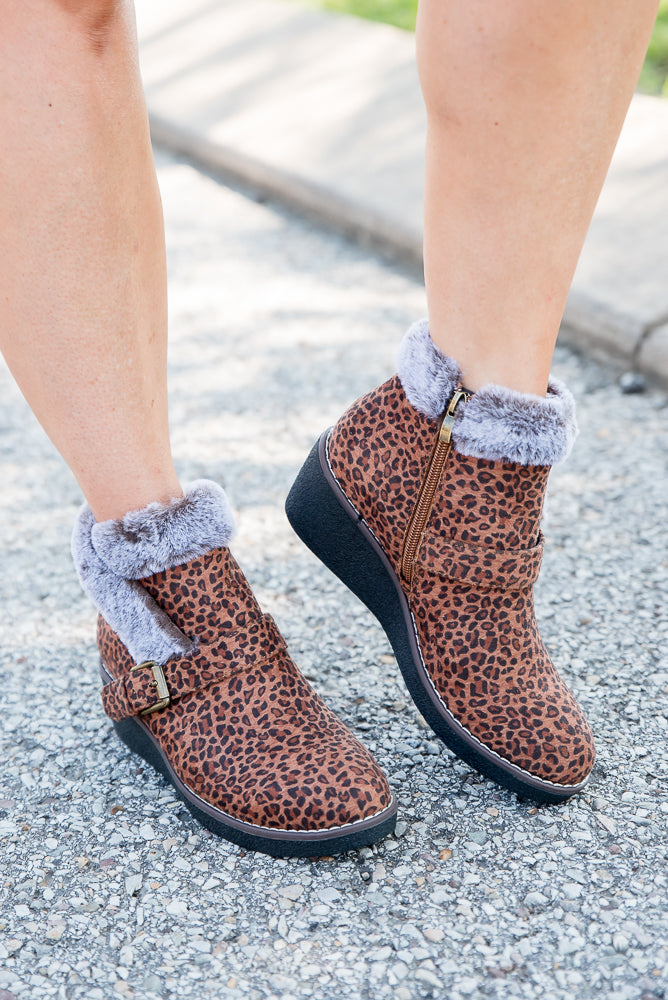 Chilly Leopard Ankle Boots-Corkys-Inspired by Justeen-Women's Clothing Boutique in Chicago, Illinois
