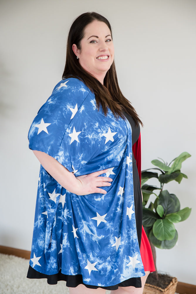 Stars of Liberty Cardigan-Heimish-Inspired by Justeen-Women's Clothing Boutique