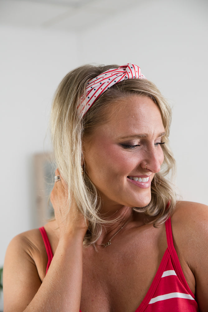 Patriotic Headband-Julia Rose-Inspired by Justeen-Women's Clothing Boutique