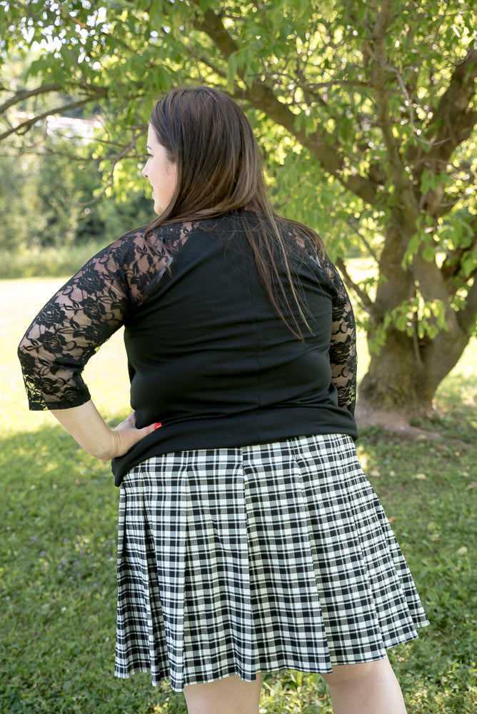 Rock This Town Skirt-White Birch-Inspired by Justeen-Women's Clothing Boutique