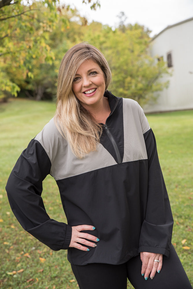 Long Story Short Wind Breaker-White Birch-Inspired by Justeen-Women's Clothing Boutique