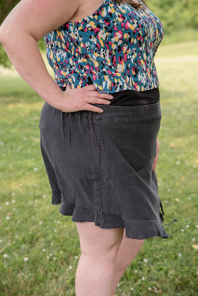 Rollin' With It Skort-White Birch-Inspired by Justeen-Women's Clothing Boutique