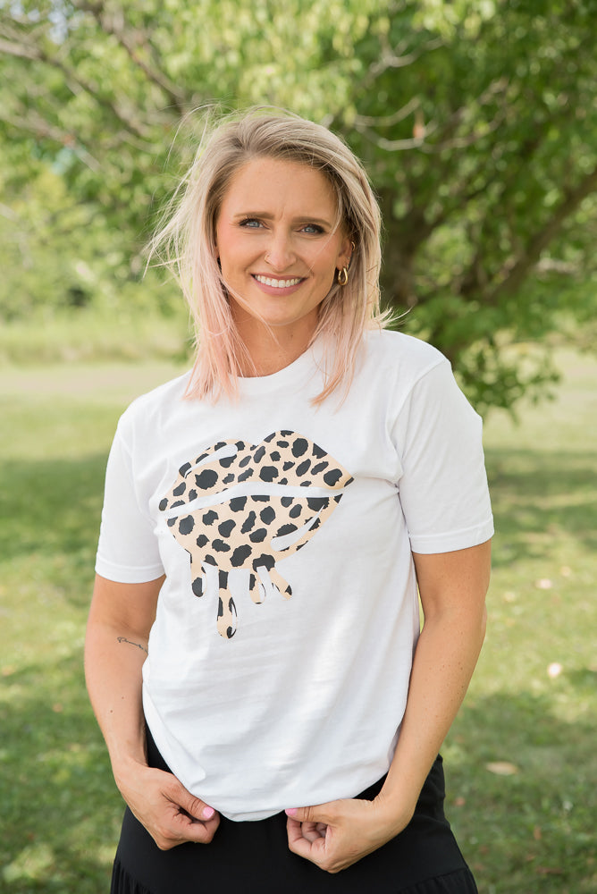 Leopard Lips Graphic Tee-BT Graphic Tee-Inspired by Justeen-Women's Clothing Boutique