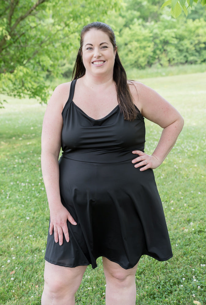 Stunning Little Black Dress-White Birch-Inspired by Justeen-Women's Clothing Boutique