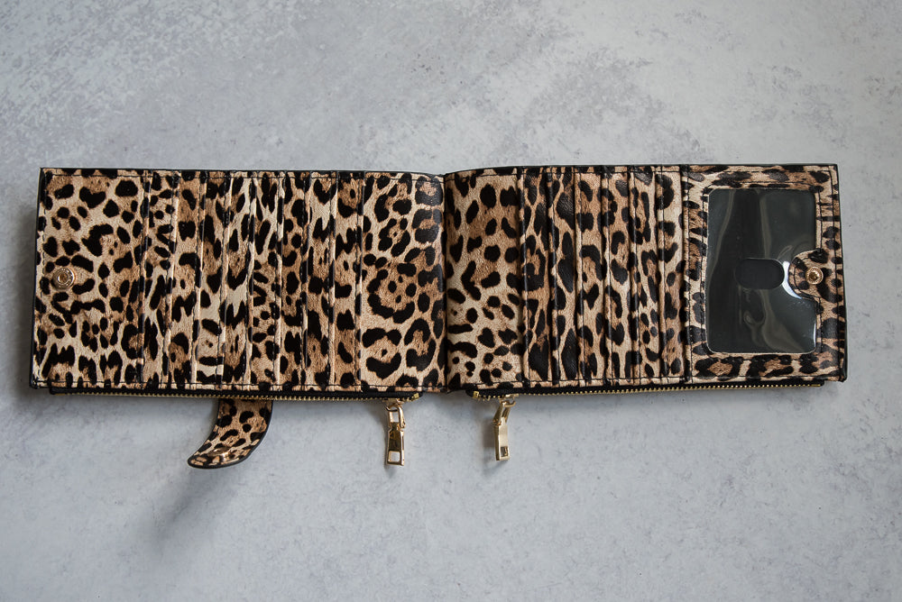 Rich Girl Wallet in Leopard-Julia Rose-Inspired by Justeen-Women's Clothing Boutique