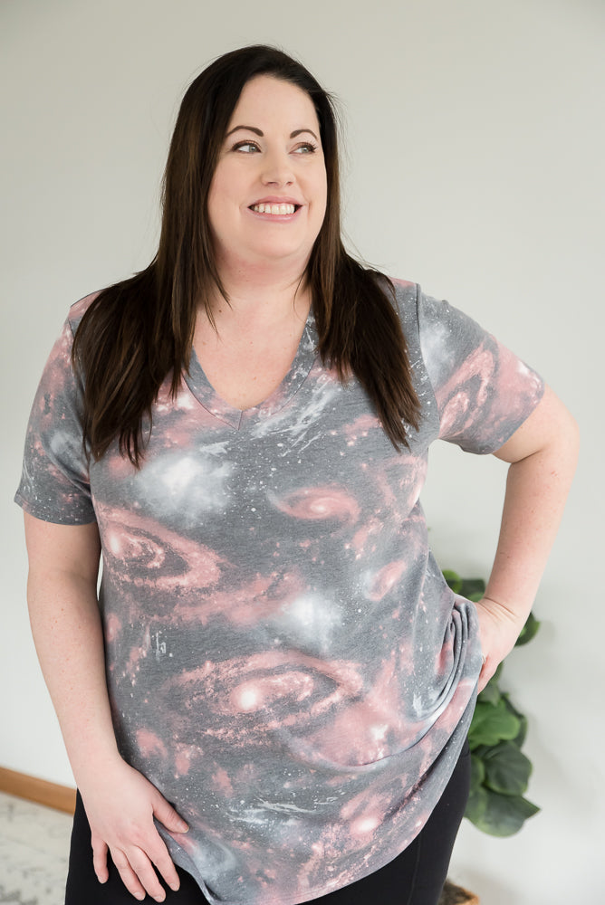 Galaxy Quest Top-Heimish-Inspired by Justeen-Women's Clothing Boutique