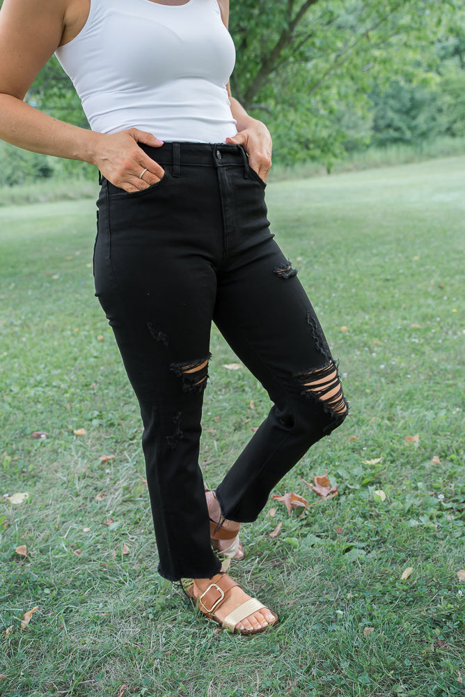 Wilder Side Cropped Jeans-Zenana-Inspired by Justeen-Women's Clothing Boutique in Chicago, Illinois
