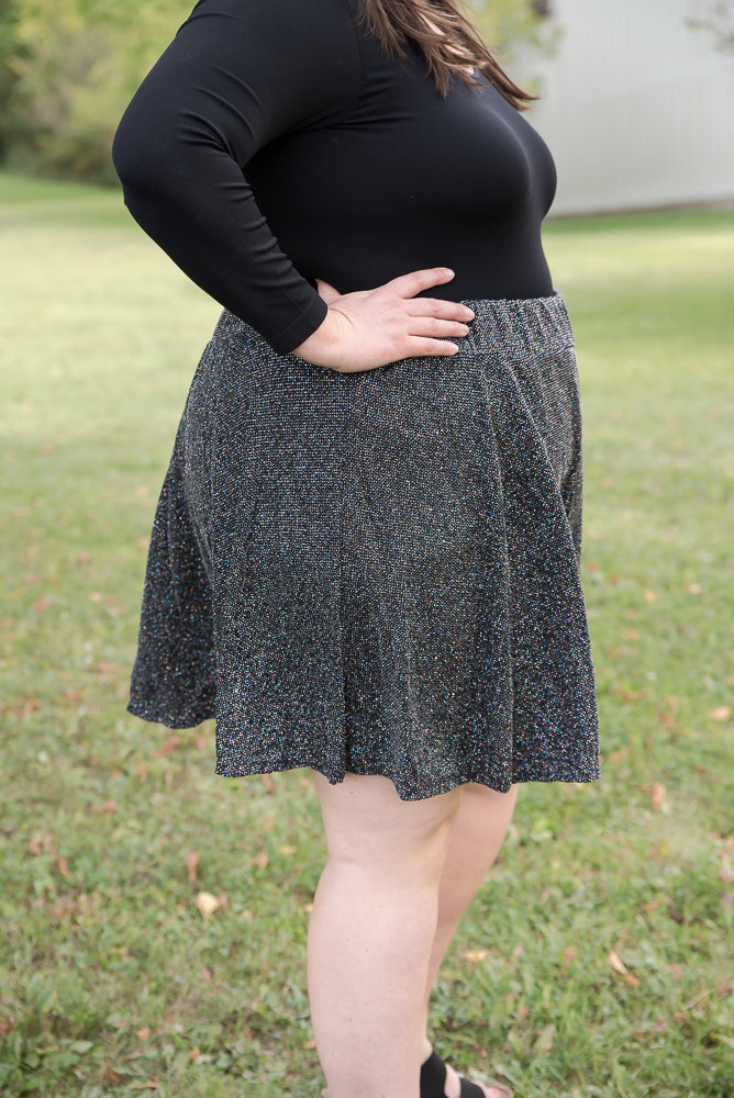 Glitz in the Night Skirt-White Birch-Inspired by Justeen-Women's Clothing Boutique