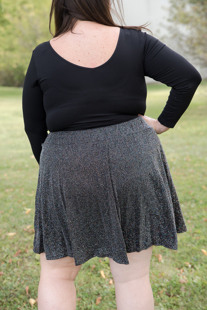 Glitz in the Night Skirt-White Birch-Inspired by Justeen-Women's Clothing Boutique