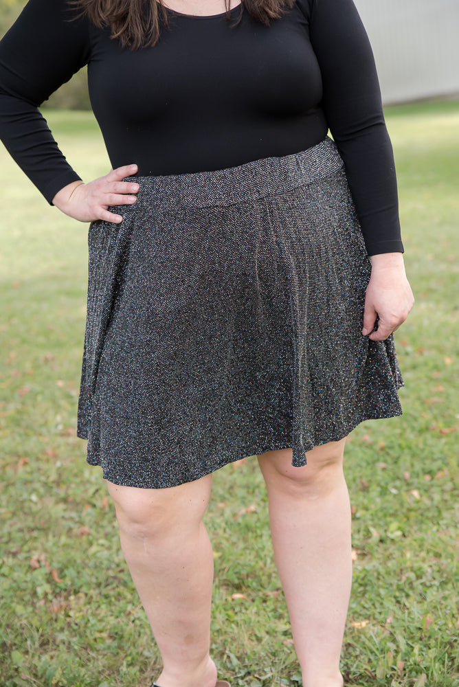 Glitz in the Night Skirt-White Birch-Inspired by Justeen-Women's Clothing Boutique