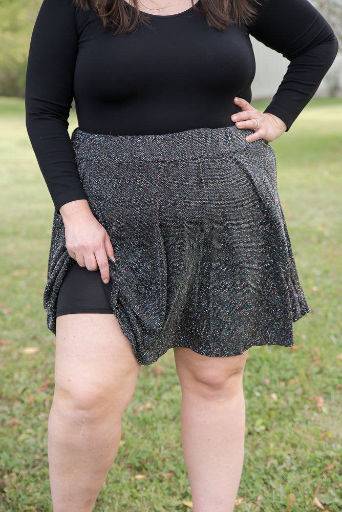 Glitz in the Night Skirt-White Birch-Inspired by Justeen-Women's Clothing Boutique