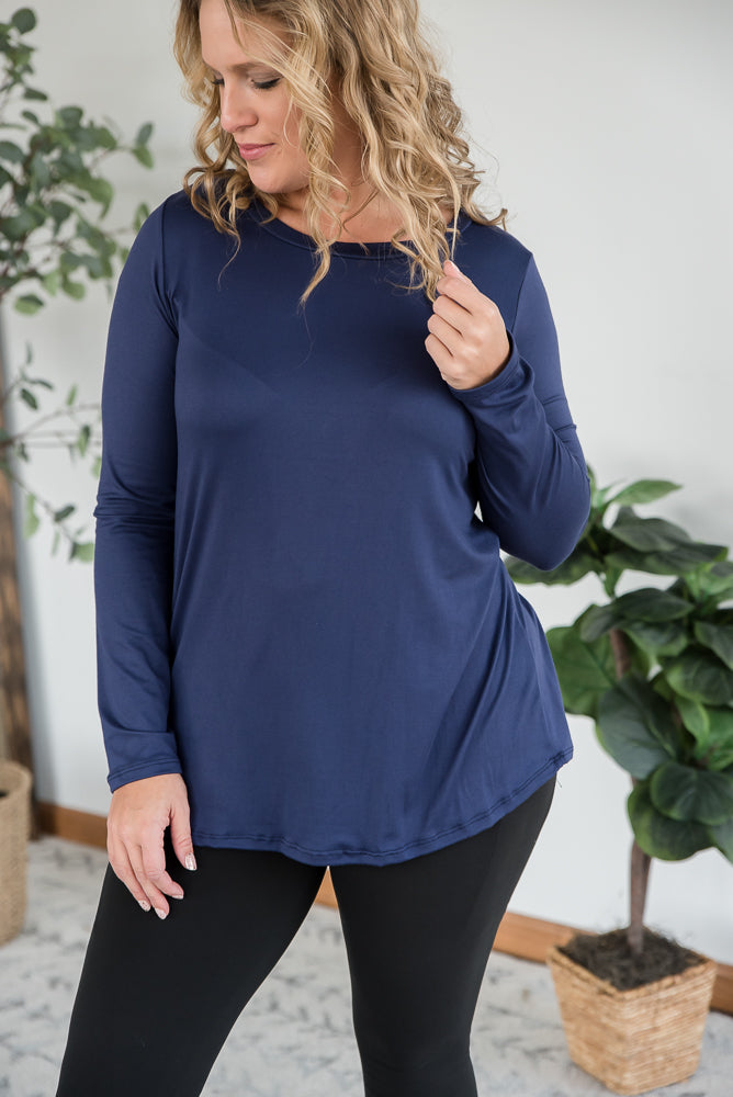 You are Worthy Top in Navy-Sew in Love-Inspired by Justeen-Women's Clothing Boutique