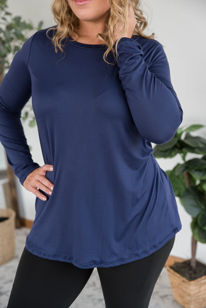 You are Worthy Top in Navy-Sew in Love-Inspired by Justeen-Women's Clothing Boutique