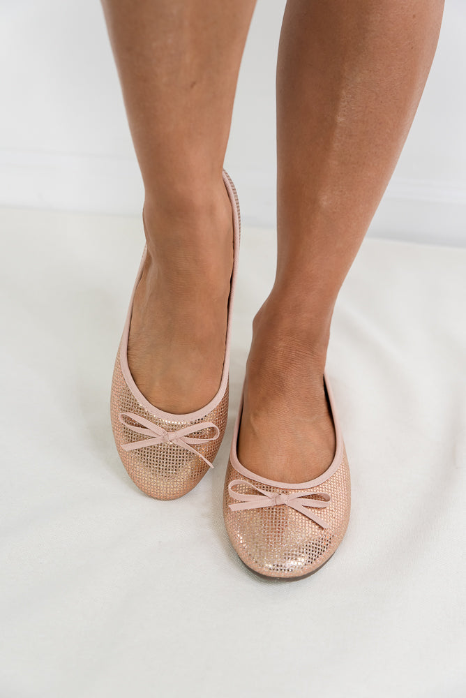 Touch of Magic Flats in Rose Gold-H2K-Inspired by Justeen-Women's Clothing Boutique