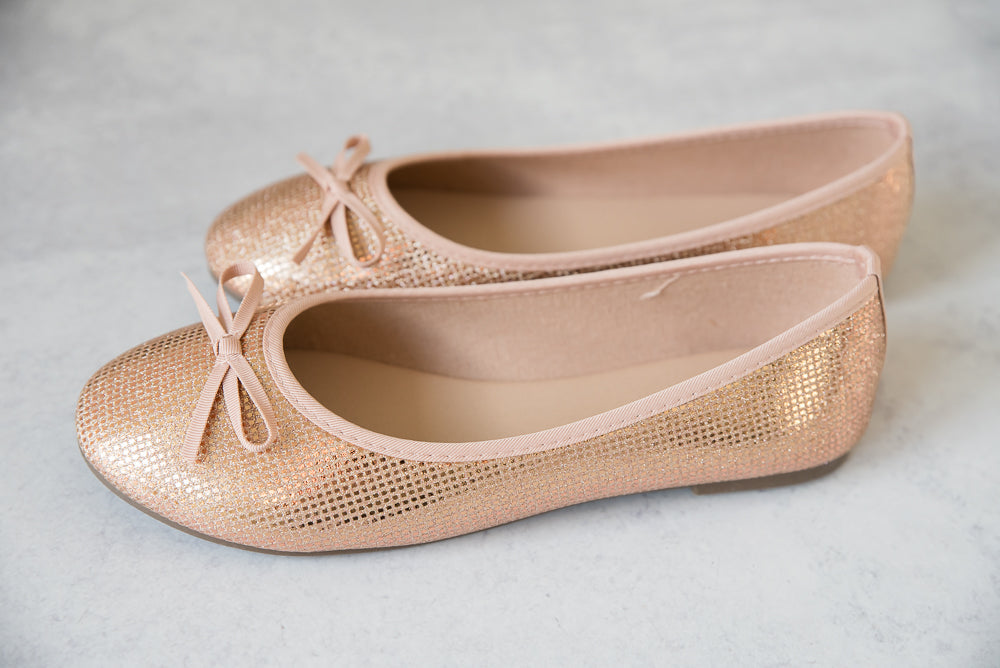 Touch of Magic Flats in Rose Gold-H2K-Inspired by Justeen-Women's Clothing Boutique